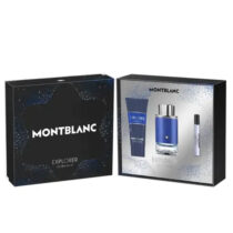 Montblanc Explorer Ultra Blue Eau De Parfum Spray 100ml Set 3 Parti