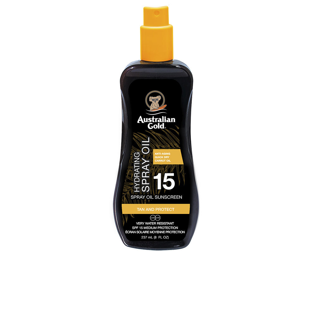 AUSTRALIAN GOLD  SUNSCREEN SPF15 spray oil hydrating formula 237 ml