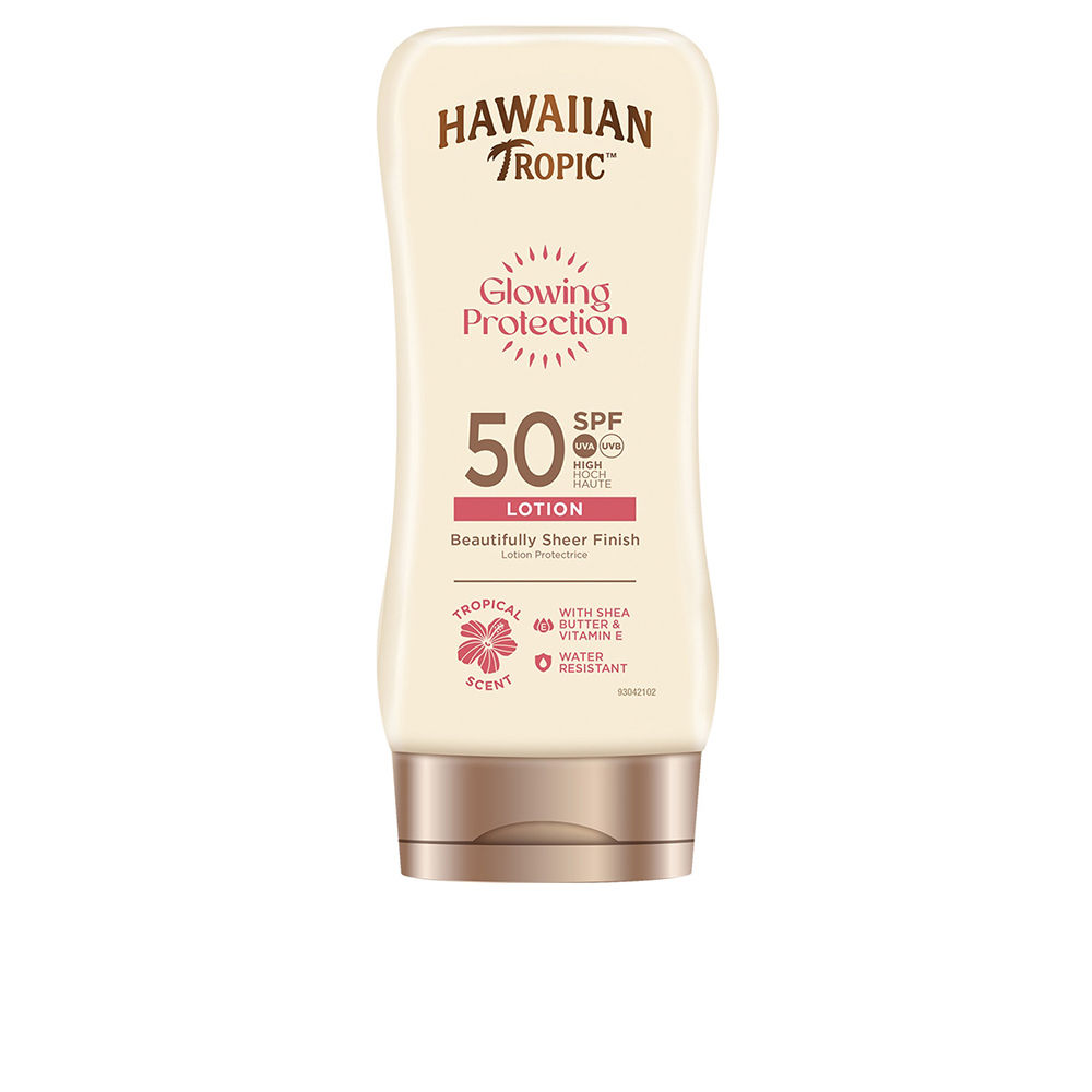 HAWAIIAN TROPIC  GLOWING PROTECTION ultra radiance sun lotion SPF50+ 180 ml