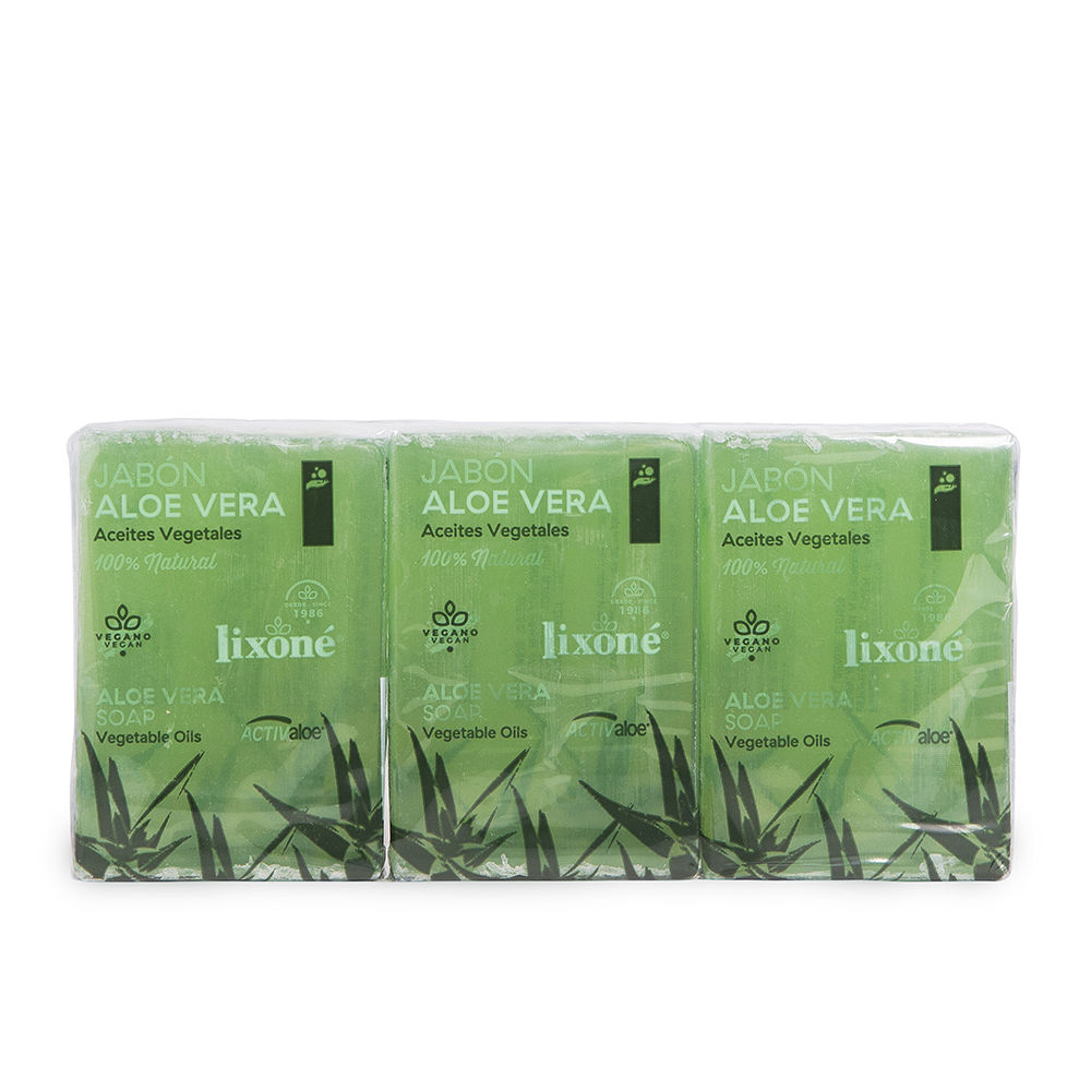 LIXONE  ALOE VERA soap for dry or sensitive skin 3 x 125 gr