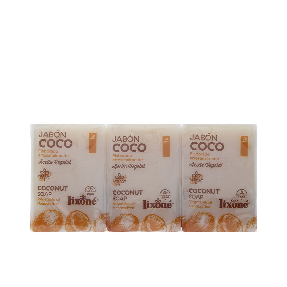 LIXONE  COCO jabón 100% natural 3 x 125 gr