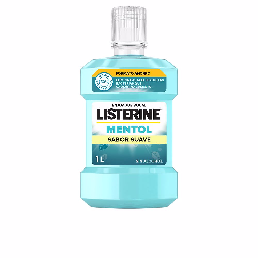 LISTERINE  MILD MENTHOL 0% alcohol mouthwash 1000 ml