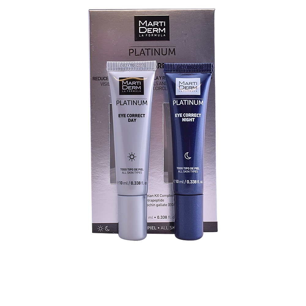 MARTIDERM  PLATINUM EYE CORRECT day and night 2 x 10 ml