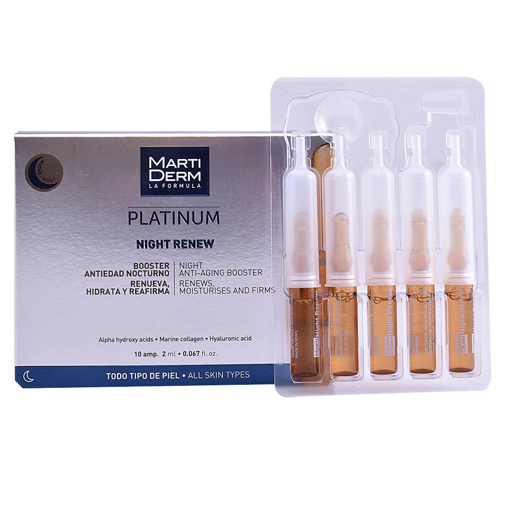 MARTIDERM  PLATINUM NIGHT RENEW ampoules 10 x 2 ml