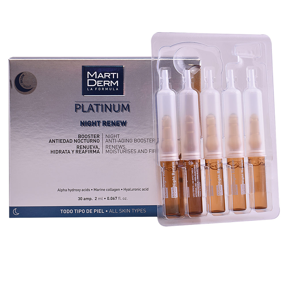MARTIDERM  PLATINUM NIGHT RENEW ampoules 30 x 2 ml