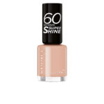 RIMMEL LONDON  60 SECONDS SUPER SHINE nail polish #708-kiss in the nude 8 ml