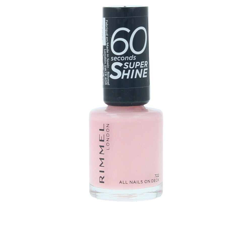RIMMEL LONDON  60 SECONDS SUPER SHINE esmalte de uñas #722-all nails on deck 8 ml
