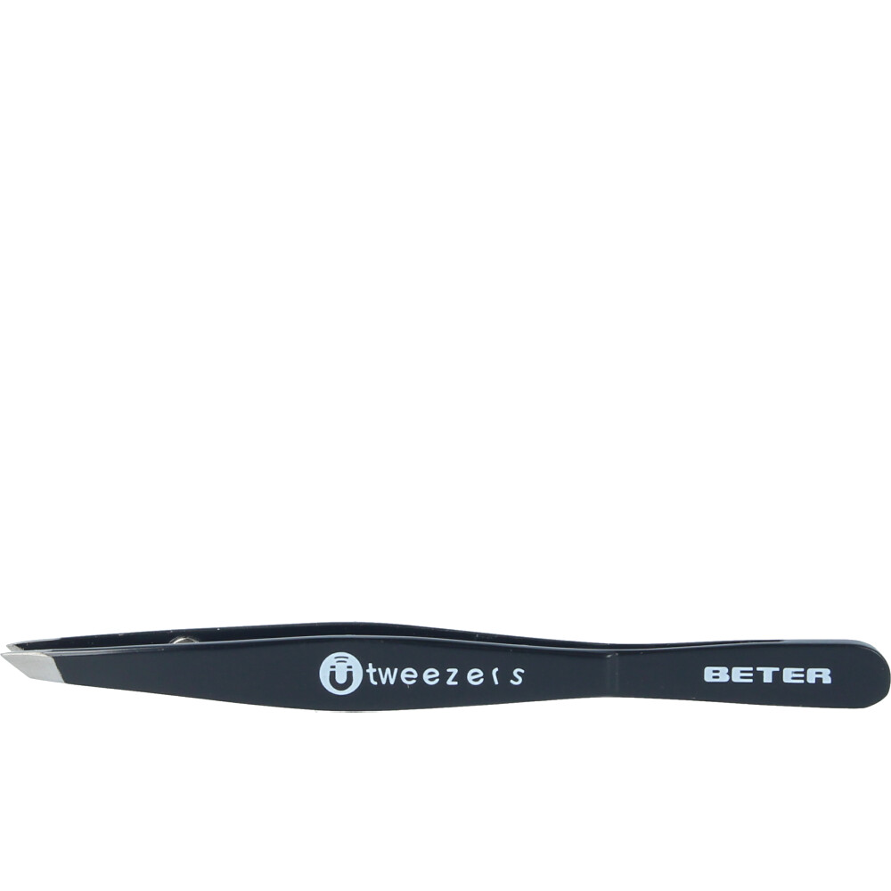 BETER  Magnetic tweezers oblique tip #black 1 unit