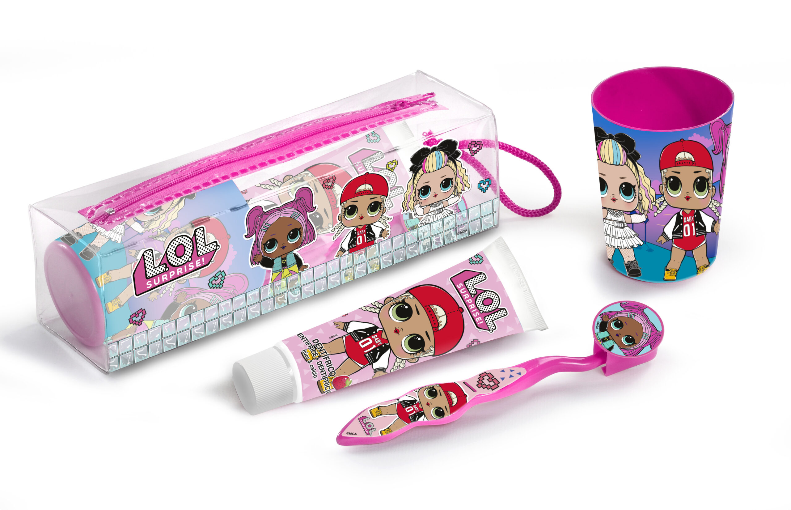 CARTOON  L.O.L. SURPRISE CUIDADO DENTAL set