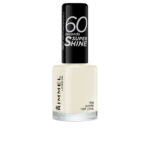 RIMMEL LONDON  60 SECONDS SUPER SHINE nail polish #703-white hot love 8 ml