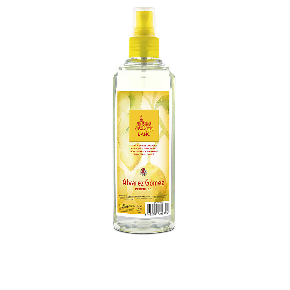 ALVAREZ GOMEZ  EAU DE COLOGNE original fresh water vaporizer 300 ml