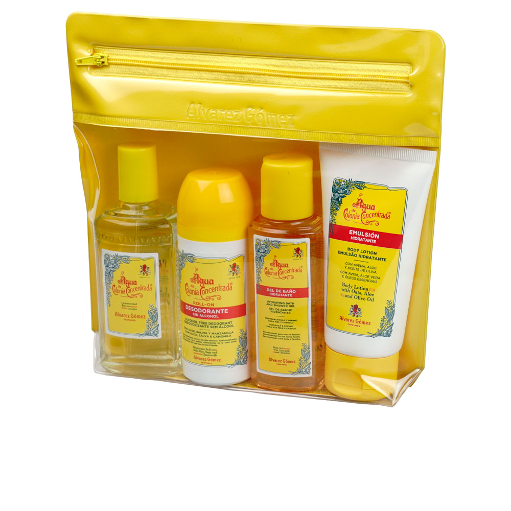 ALVAREZ GOMEZ  AGUA DE COLONIA CONCENTRADA NECESER VIAJE 5 pz