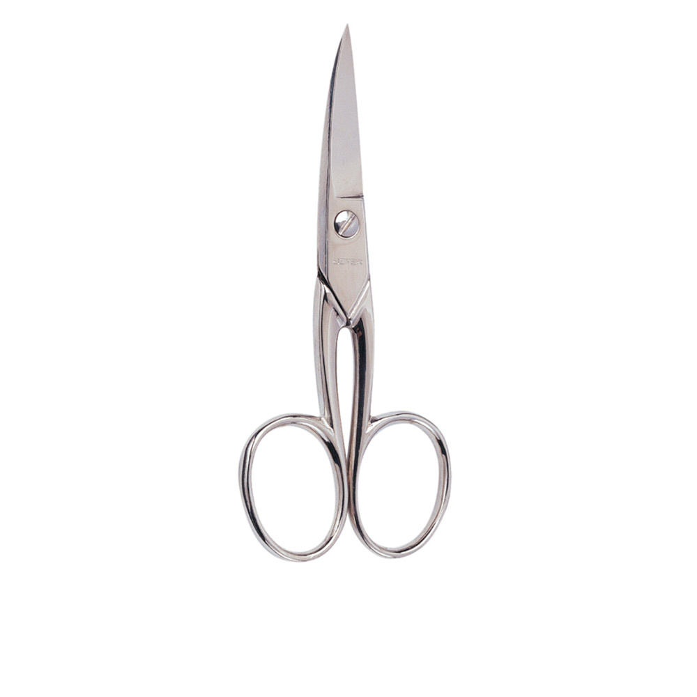 BETER  NICKEL-PLATED PEDICURE SCISSORS CURVED TIP 1 pcs