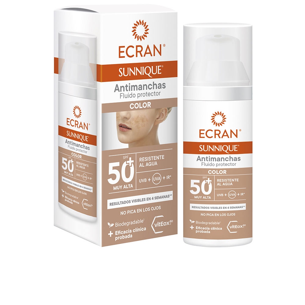 ECRAN  ECRAN SUNNIQUE anti-stain facial color SPF50+ 50 ml