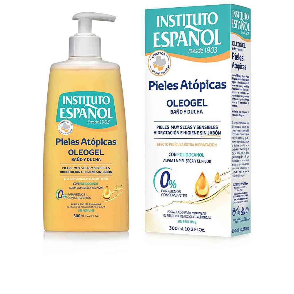 INSTITUTO ESPAÑOL  PIEL ATÓPICA oleogel baño y ducha 300 ml