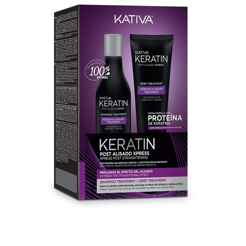 KATIVA  KERATIN EXPRESS POST BRAZILIAN STRAIGHTENING SET 2 pcs