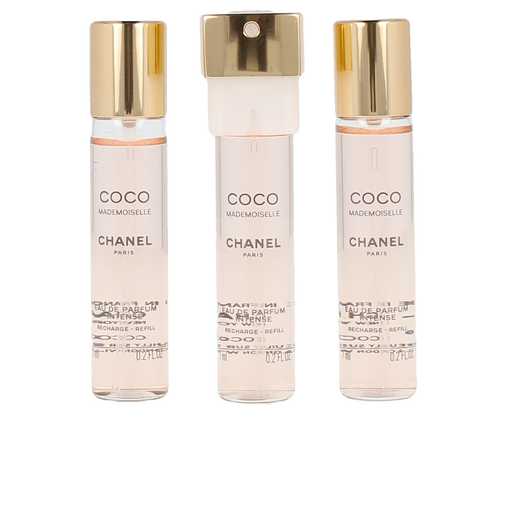 CHANEL  COCO MADEMOISELLE eau de parfum spray twist & spray refills 3 x 7 ml