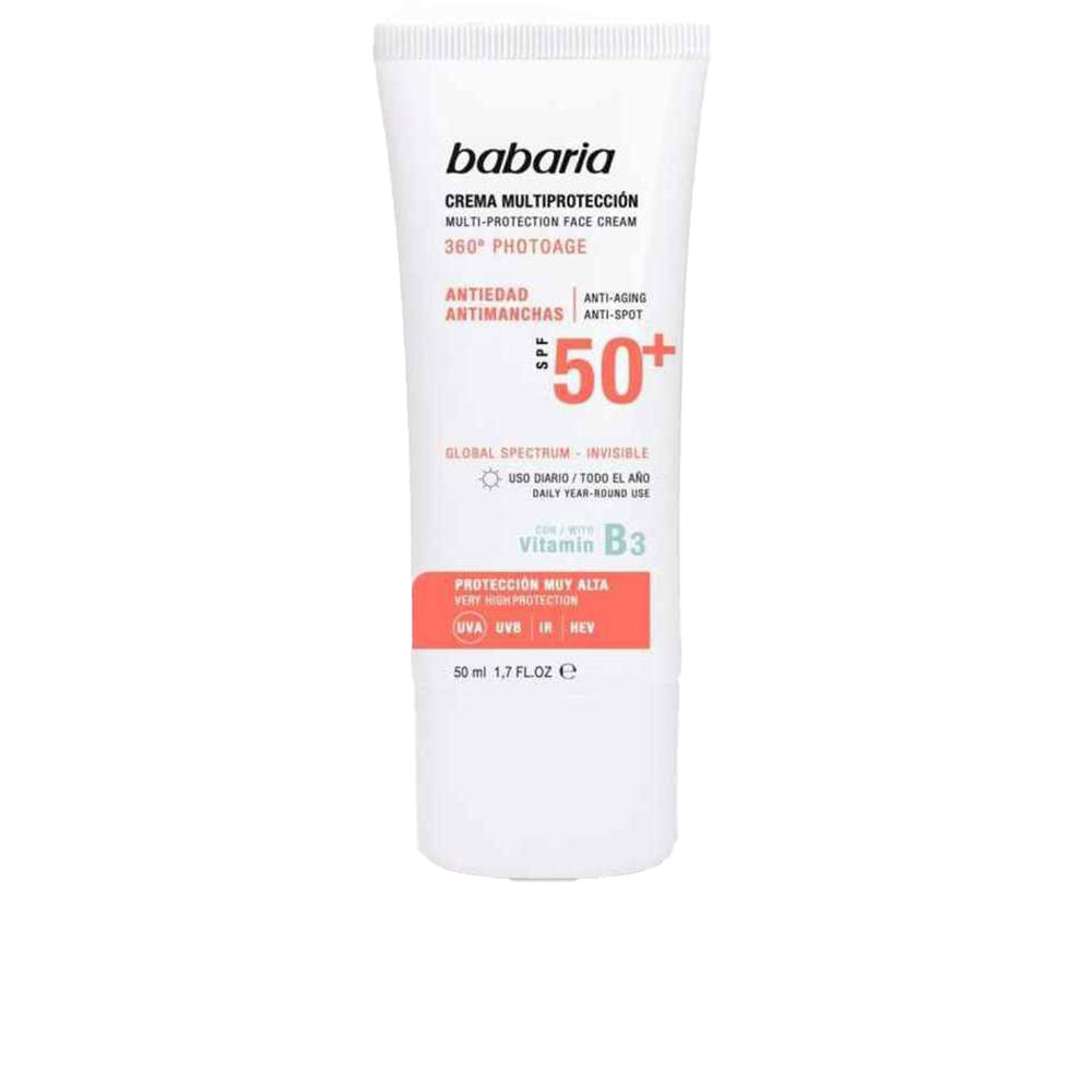 BABARIA  SOLAR MULTIPROTECTION anti-stain cream SPF50+ 50 ml