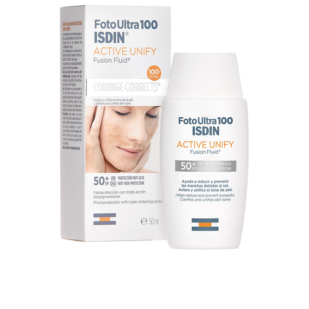 ISDIN  PHOTO ULTRA 100 ACTIVE UNIFY fusion fluid SPF50+ 50 ml