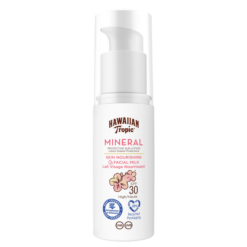 HAWAIIAN TROPIC  MINERAL facial protective milk SPF30 50 ml