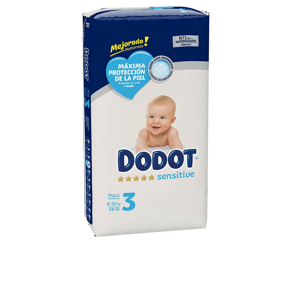 DODOT  DODOT SENSITIVE size 3 nappies 6-10 kg 56 u