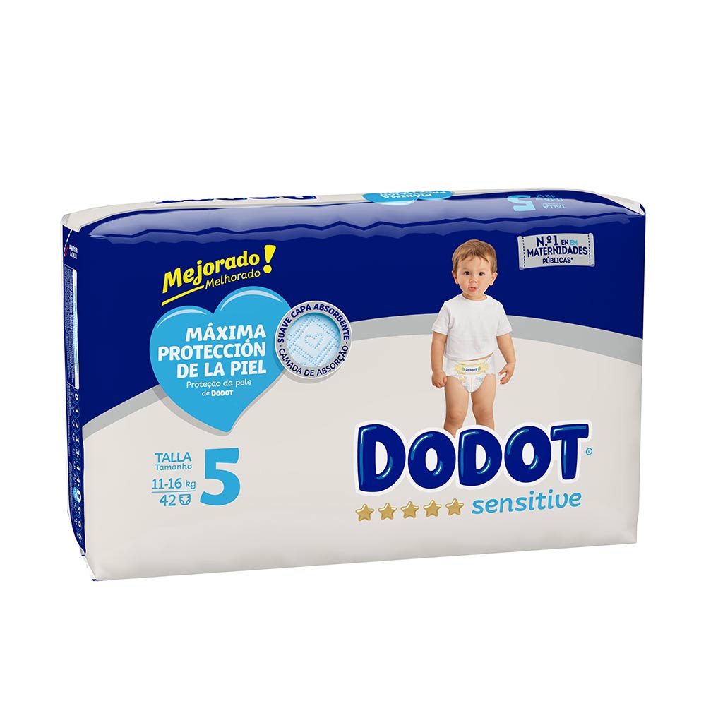 DODOT  DODOT SENSITIVE size 5 nappies 11-16 kg 42 u
