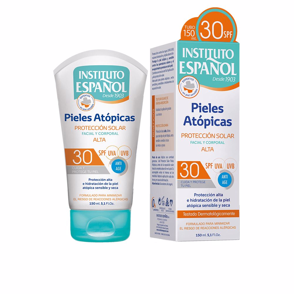 INSTITUTO ESPAÑOL  ATOPIC SKIN facial and body sun protection SPF30 150 ml