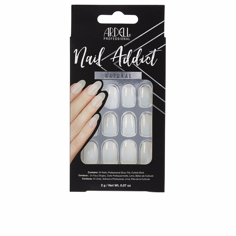 ARDELL  NAIL ADDICT natural oval 1 u