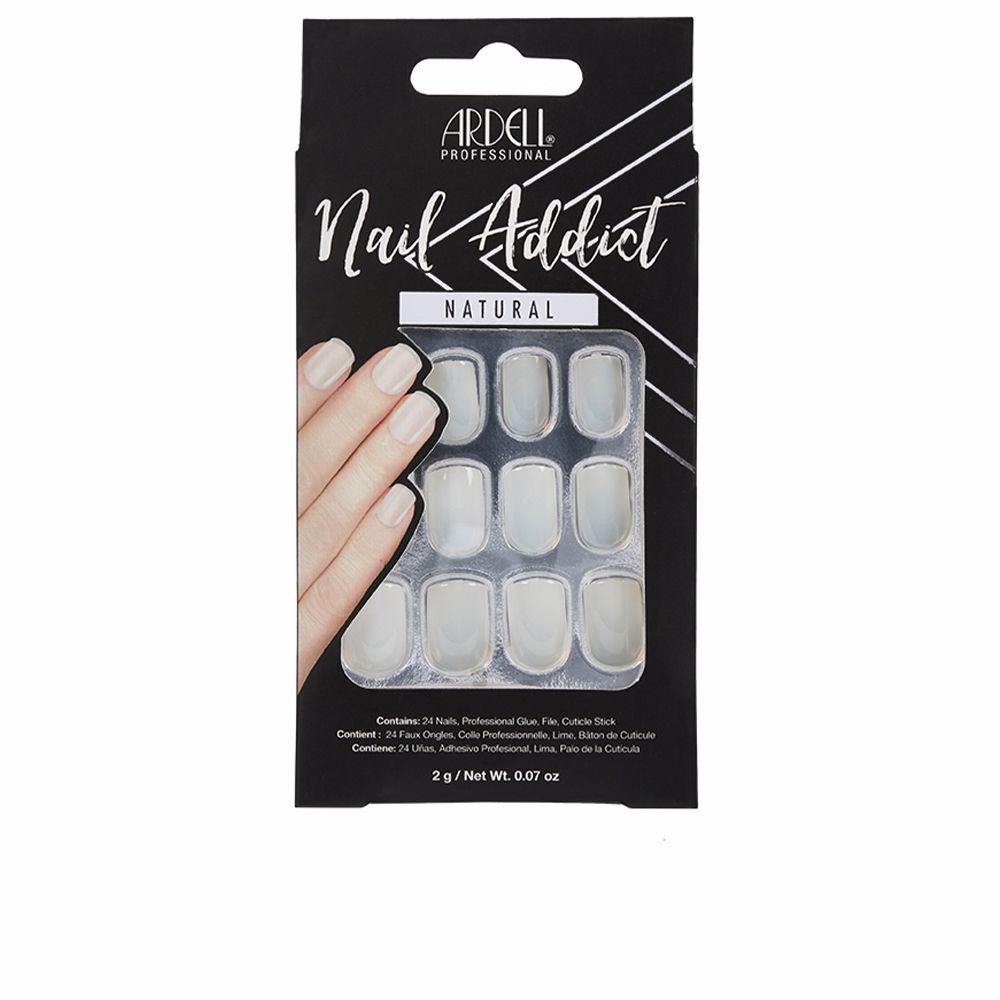 ARDELL  NAIL ADDICT natural squared 1 u