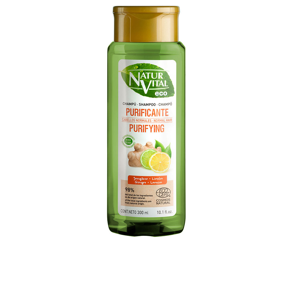 NATUR VITAL  ECO PURIFYING ginger and lemon shampoo 300 ml