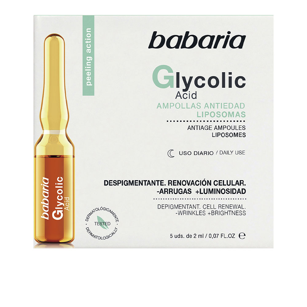 BABARIA  GLYCOLIC ACID cell renewal ampoules 5 x 2 ml