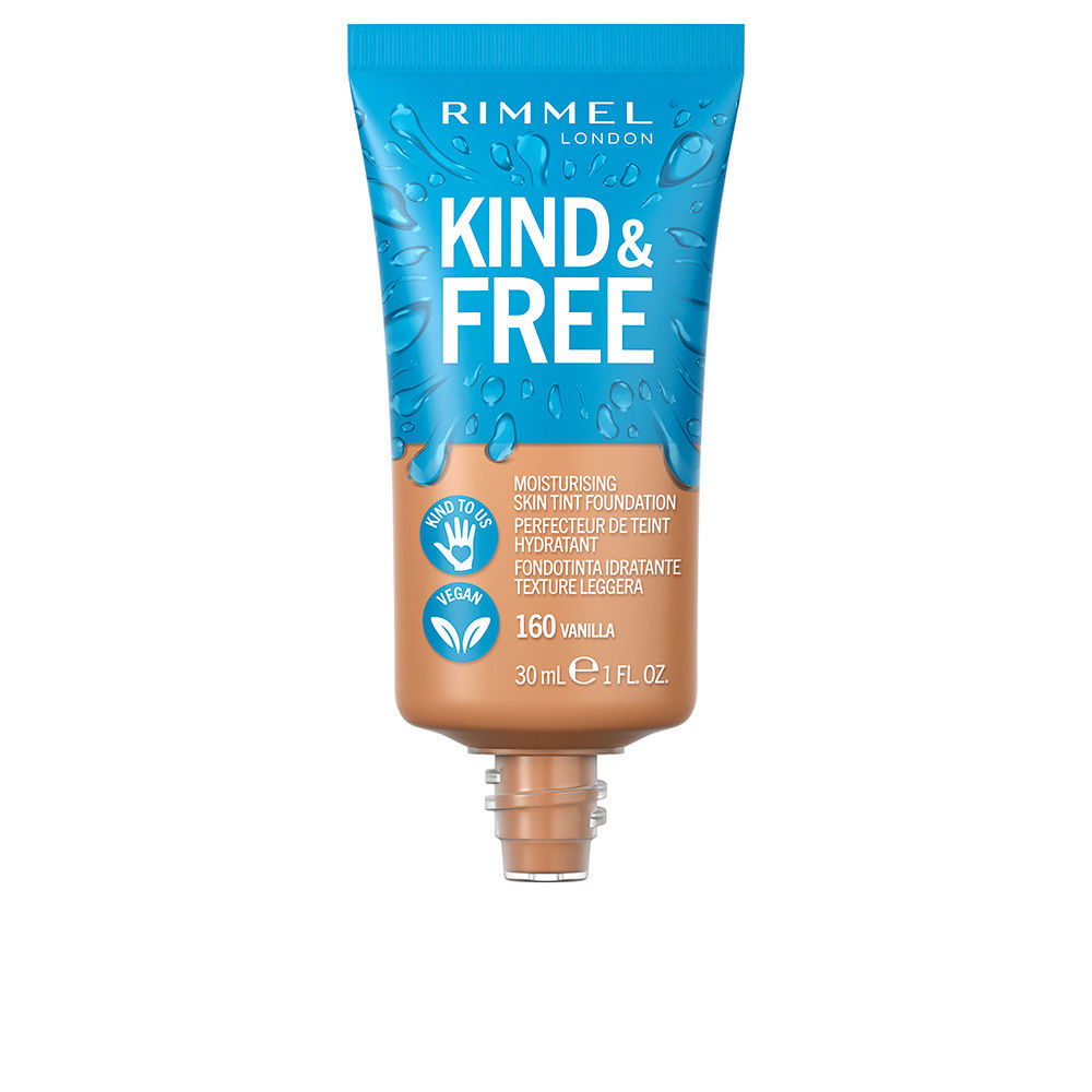 RIMMEL LONDON  KIND & FREE skin tint foundation #160-vanilla