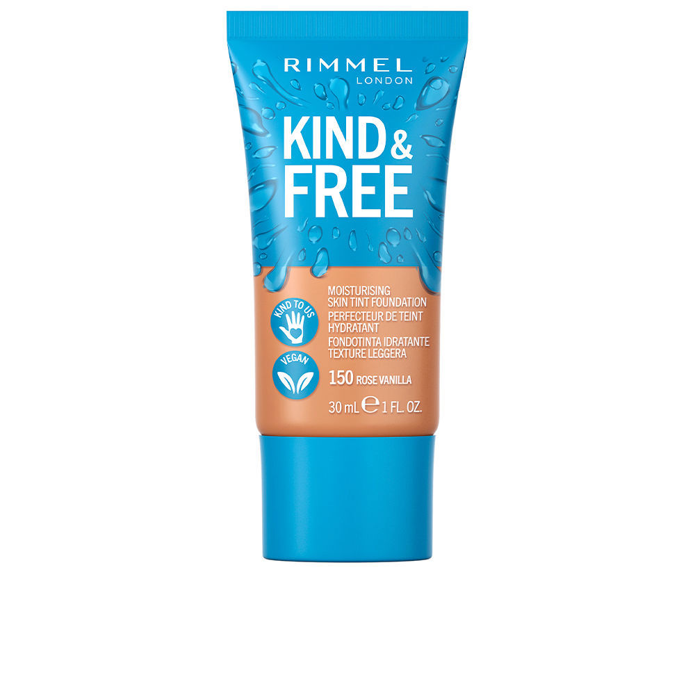 RIMMEL LONDON  KIND & FREE skin tint foundation #150-rose vanilla