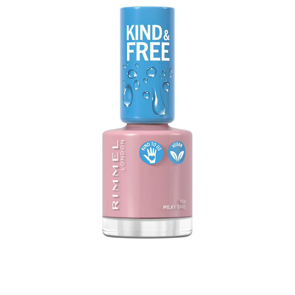 RIMMEL LONDON  KIND & FREE nail polish #154-milky bare