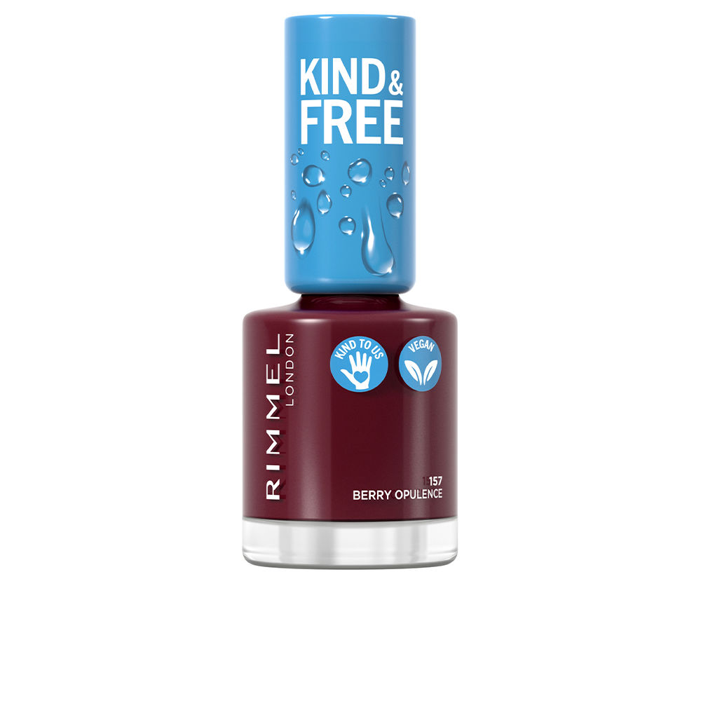 RIMMEL LONDON  KIND & FREE nail polish #157-berry opulence