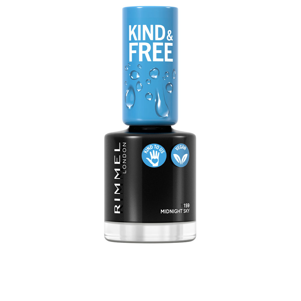 RIMMEL LONDON  KIND & FREE nail polish #159-midnight sky