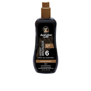 AUSTRALIAN GOLD SUNSCREEN SPF6 spray gel with instant bronzer 237 ml