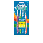 ORAL-B  SHINY CLEAN cepillo dental #medio 4 u