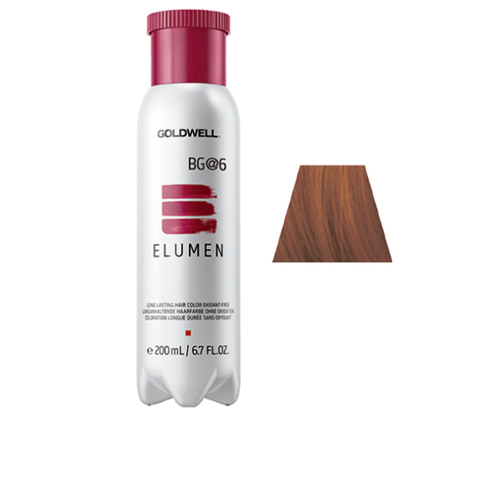 GOLDWELL  ELUMEN long lasting hair color oxidant free #BG@6 200 ml