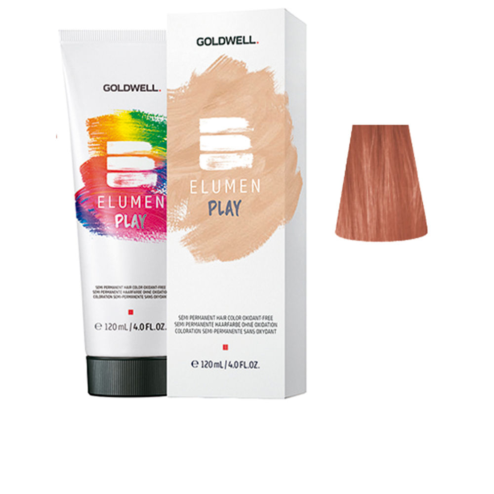GOLDWELL  ELUMEN PLAY semi permanent hair color oxidant-free #coral 120 ml