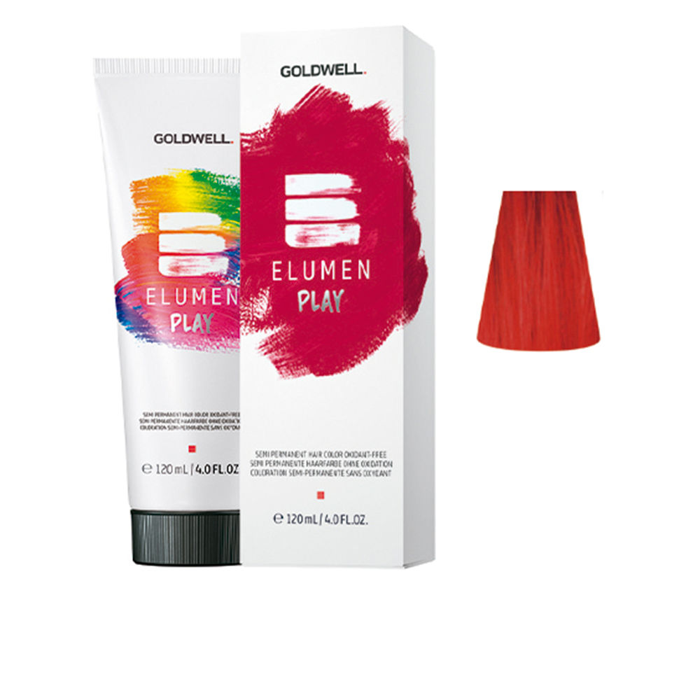 GOLDWELL  ELUMEN PLAY semi permanent hair color oxidant-free #red 120 ml