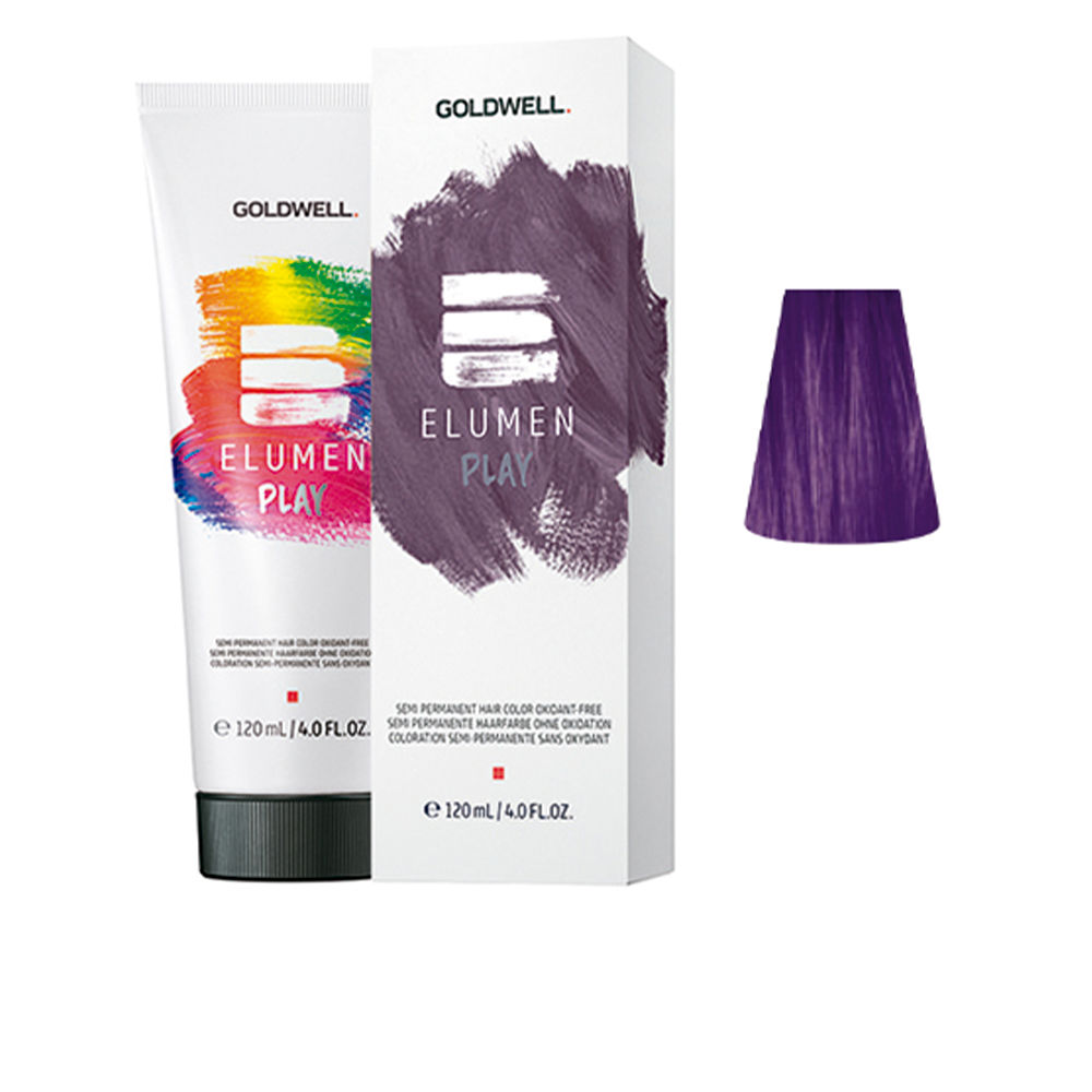 GOLDWELL  ELUMEN PLAY semi permanent hair color oxidant-free #violet 120 ml