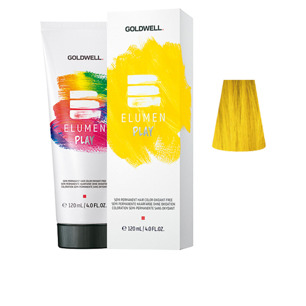 GOLDWELL  ELUMEN PLAY semi permanent hair color oxidant-free #yellow 120 ml