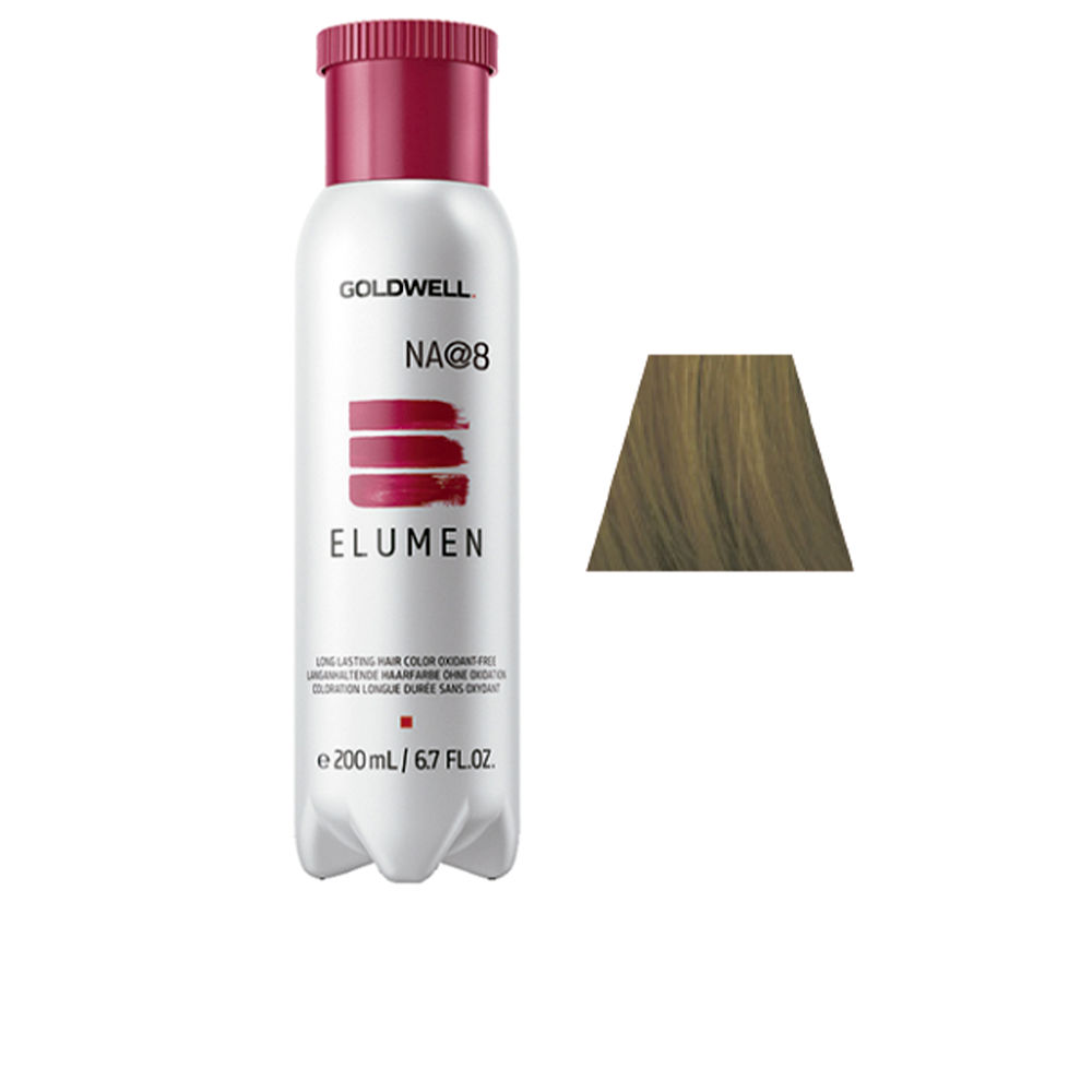 GOLDWELL  ELUMEN long lasting hair color oxidant free #NA@8 200 ml