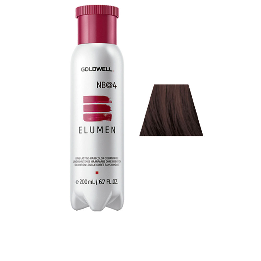 GOLDWELL  ELUMEN long lasting hair color oxidant free #NB@4 200 ml