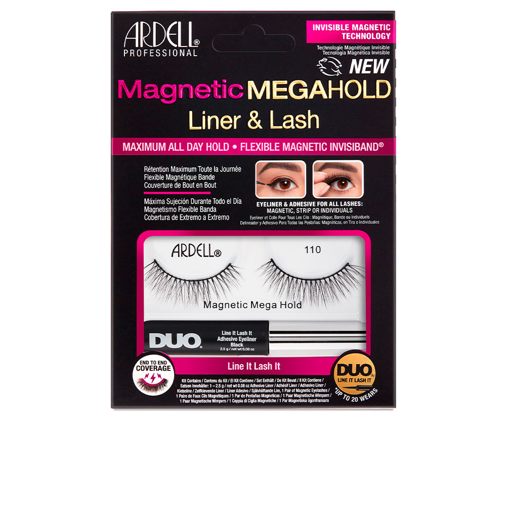 ARDELL  MAGNETIC MEGAHOLD LINER & LASH pestañas #110 2 u