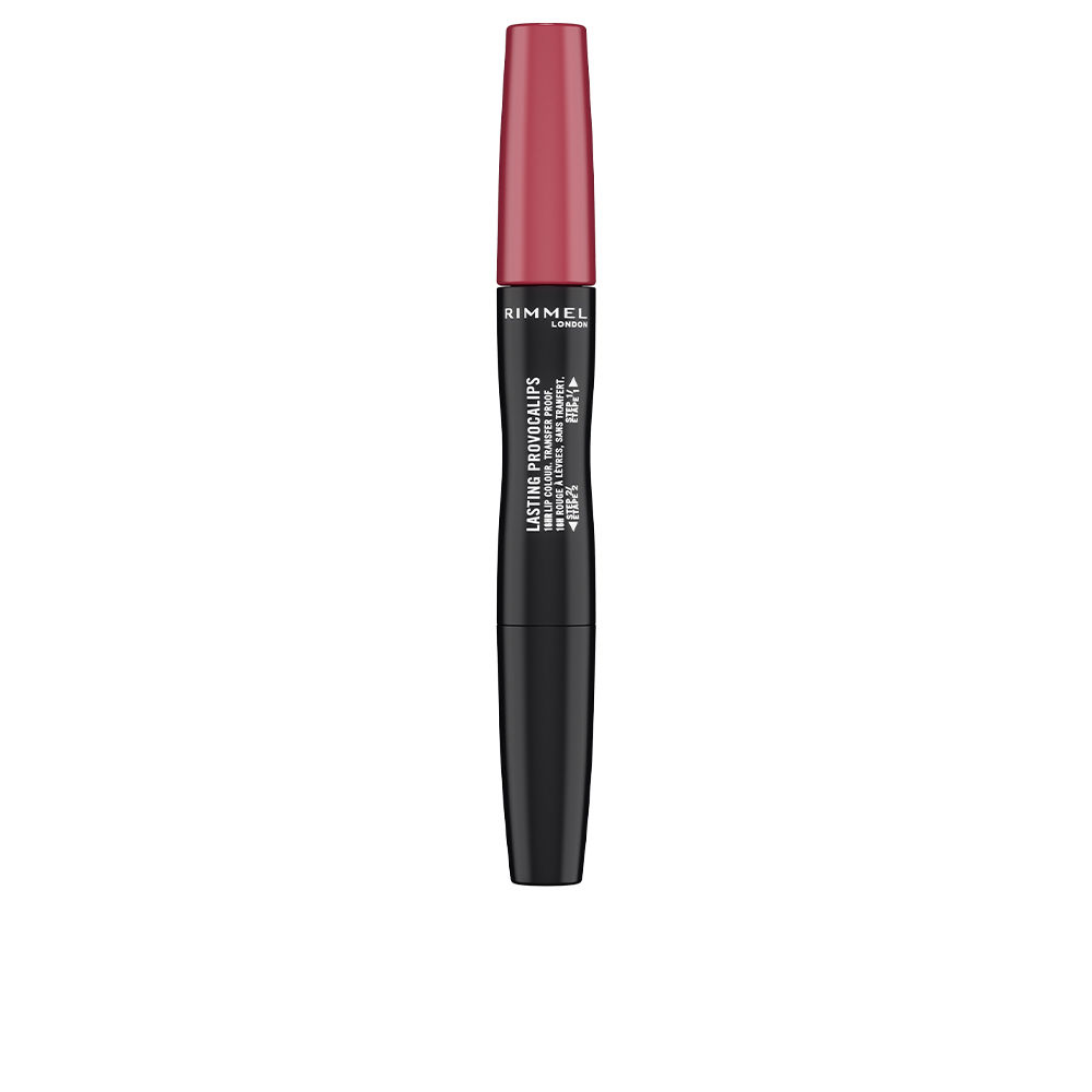 RIMMEL LONDON  LASTING PROVACALIPS lip colour transfer proof #210-pink case of emergency