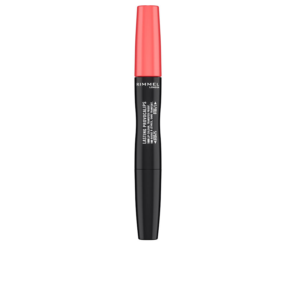 RIMMEL LONDON  LASTING PROVACALIPS lip colour transfer proof #600-orange you coming?