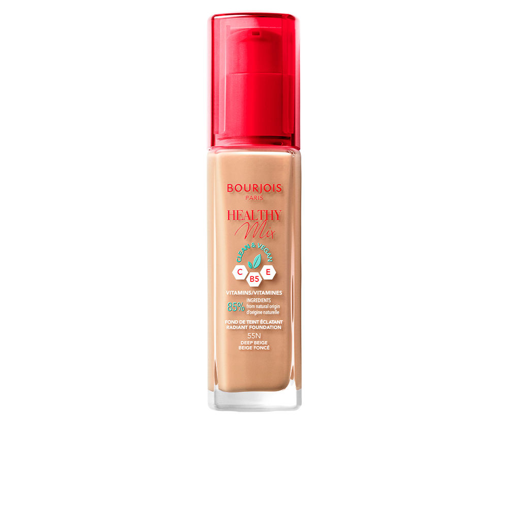 BOURJOIS  HEALTHY MIX radiant foundation #55-deep beige