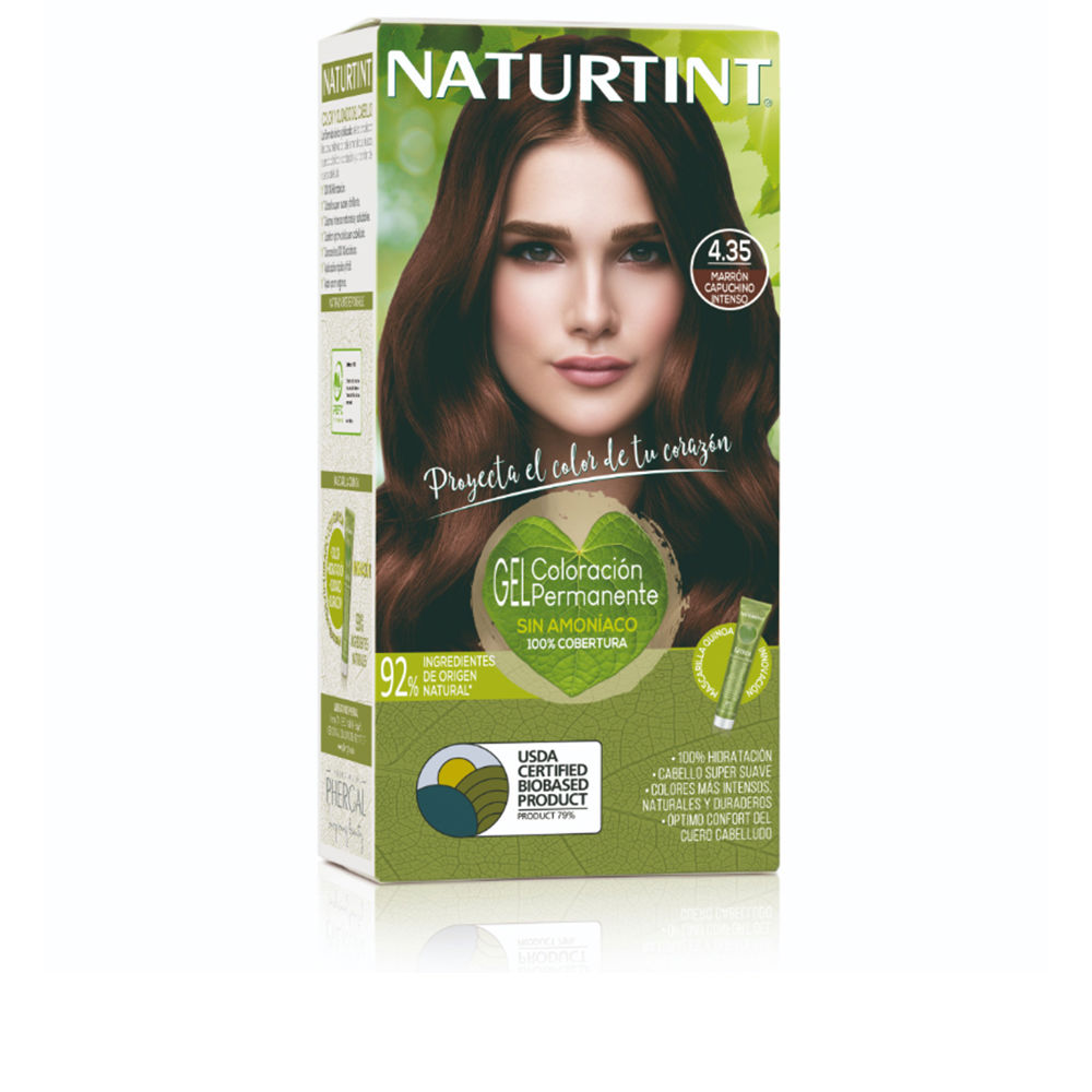 NATURTINT  NATURTINT ammonia-free dye #4.35-Intense Cappuccino Brown 170 ml